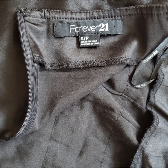 Forever 21 Black Embellished mini dress Size Small - Picture 5 of 6